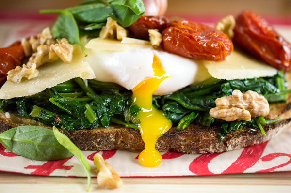 Bruschetta with 'Nduja and Poached Egg Recipe