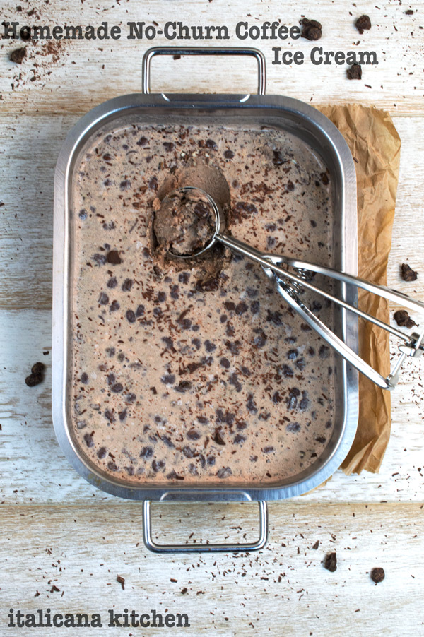 One-Step No-Churn Coffee Ice Cream, Nigella's Recipes