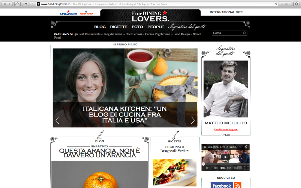 italicana kitchen on Fine Dining Lovers magazine