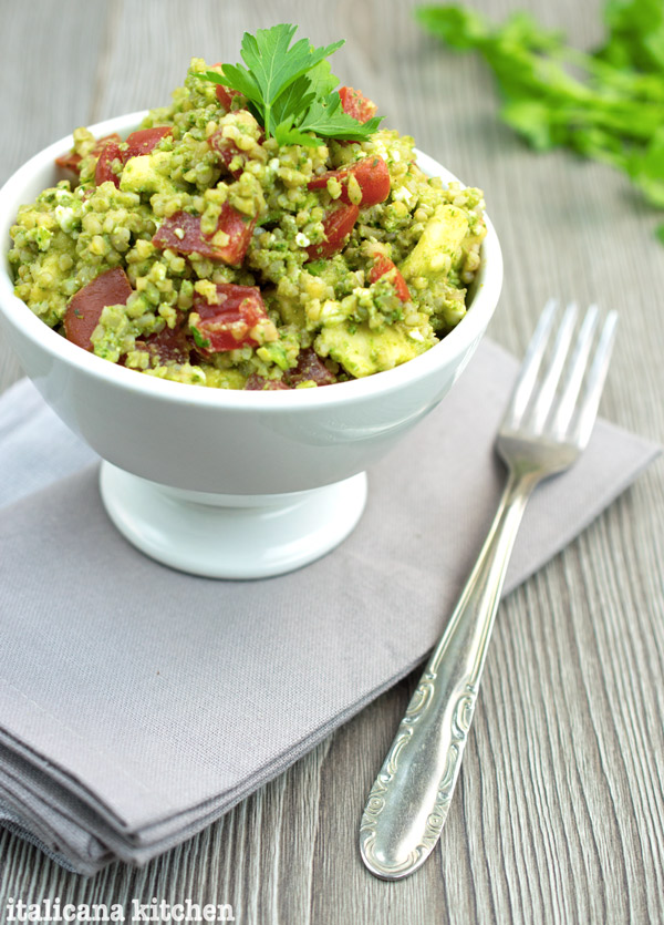 Bulgur Avocado Salad