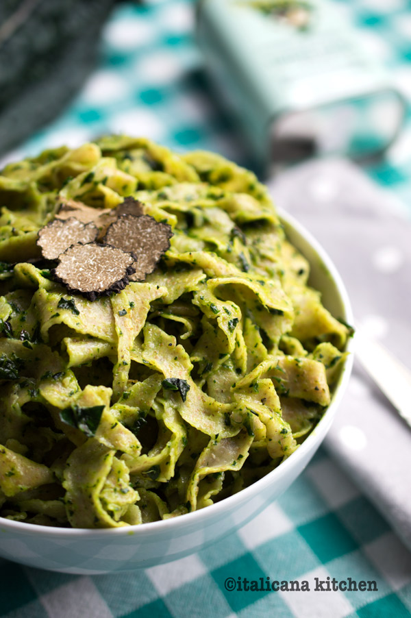 Kale and Truffle Tagliatelle