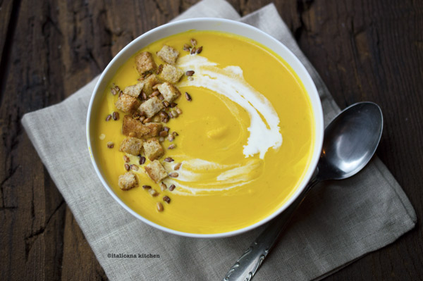 creamy pumpkin soup