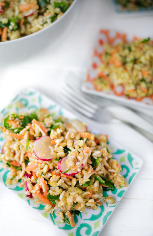 Spring Farro Salad 