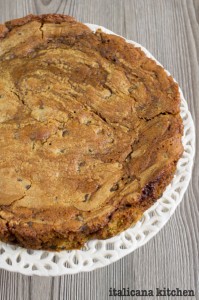 Torta di Gocce al Cioccolato e Caramello Salato