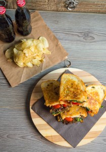 You will love this chard and caramelised balsamic vinegar grilled cheese sandwich