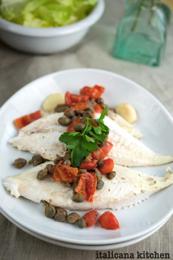 John Dory with Capers and Tomatoes
