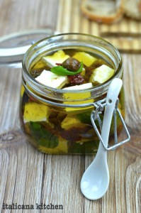 Marinated Feta, Basil, Taggiasche Olives and Sun-Dried Tomatoes