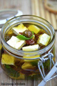 Marinated Feta, Basil, Taggiasche Olives and Sun-Dried Tomatoes