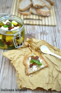 Marinated Feta, Basil, Taggiasche Olives and Sun-Dried Tomatoes