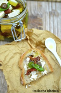 Marinated Feta, Basil, Taggiasche Olives and Sun-Dried Tomatoes