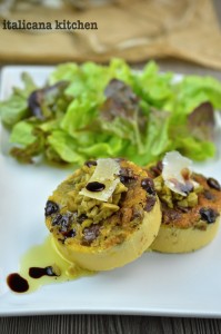 Italian Chickpea and Olive Flatbread