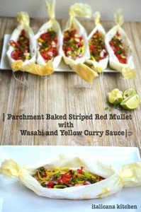 Parchment-Baked-Red-Mullet-With-Wasabi-And-Yellow-Curry-Sauce