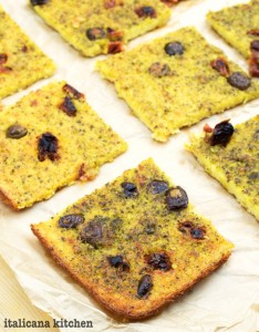 Italian chickpea, sun-dried tomato, pesto and olive flatbread