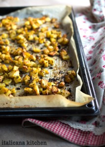 Brandy, Mustard and Herb Roasted Potatoes