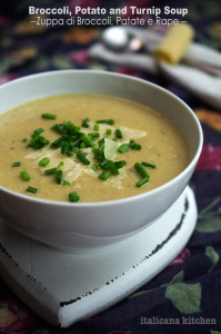 Broccoli, Potato and Turnip Soup