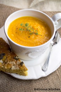 Carrot Soup with Dill and Orange