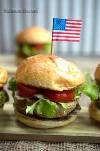 Mini Lentil and Chickpea Burgers