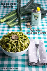 Kale and Truffle Tagliatelle