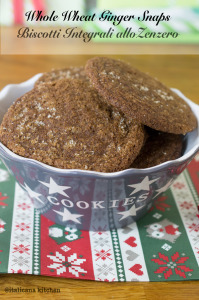 Whole Wheat Ginger Snaps