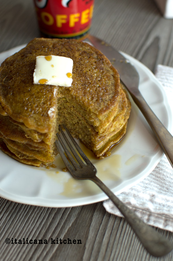Whole Wheat Buttermilk Pancakes - Italicana Kitchen
