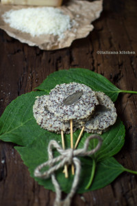 Parmesan Crisps and Lollipops