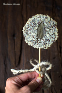 Parmesan Crisps and Lollipops