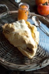 Baked-Brie-with-Persimmon-Puree-and-Walnuts