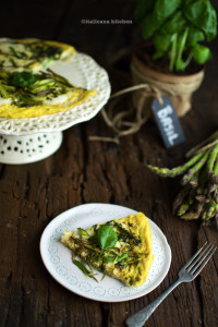 Frittata-with-Shaved-Asparagus-Basil-and-Mozzarella