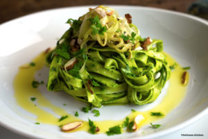 pasta spinach