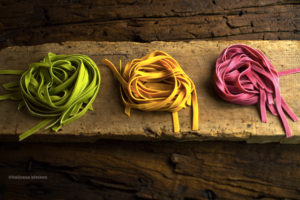 colored pasta