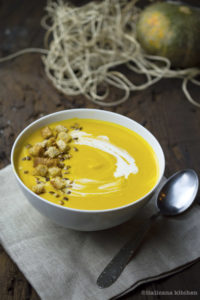 creamy pumpkin soup