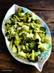 roasted broccoli cauliflower